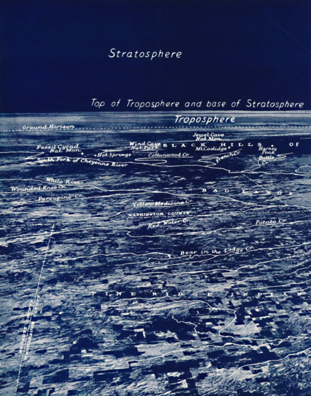 Rotundita Země ze stratosféry, 1935 od Unbekannt