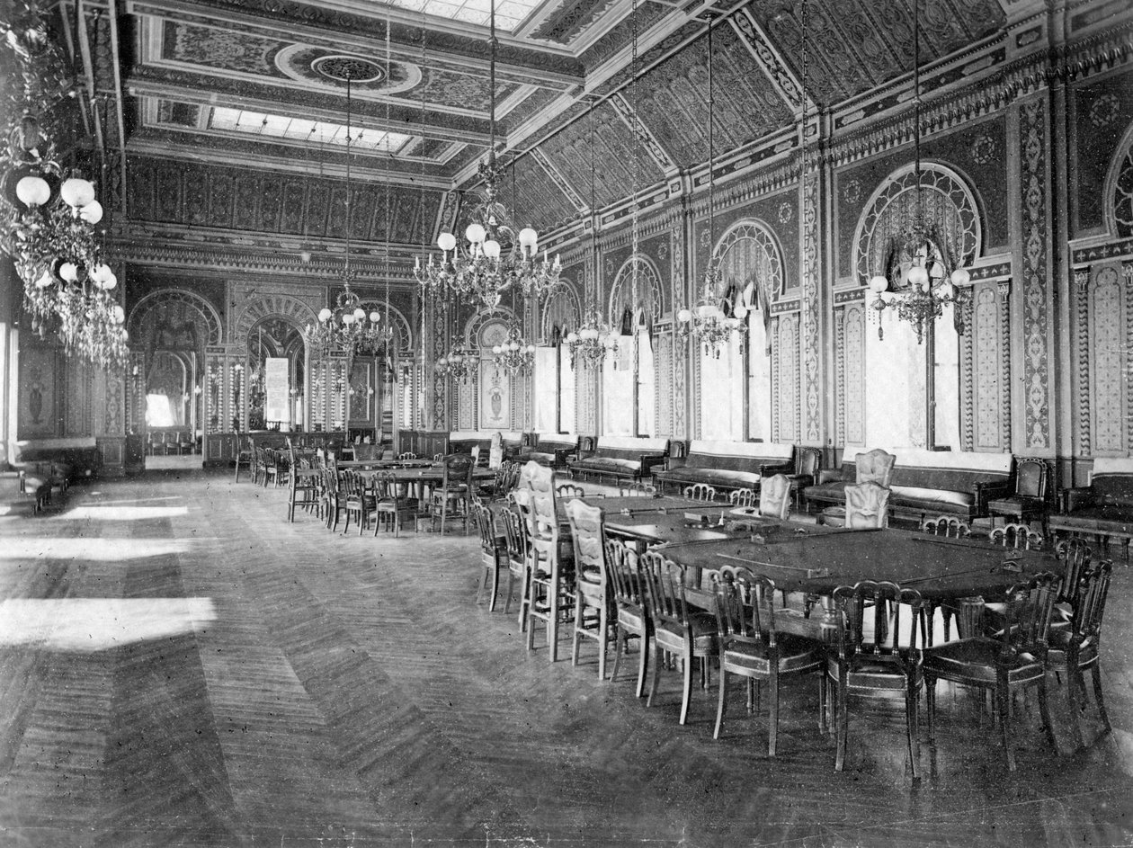 Roulette Saloon, Monte Carlo, Monako, c 1910 od Unbekannt