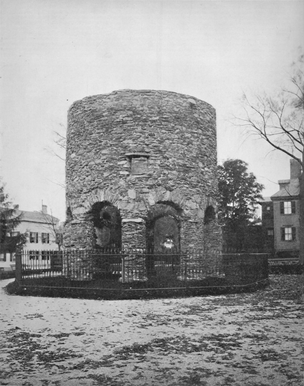 Kulatá věž v Newportu, c1892 od Unbekannt