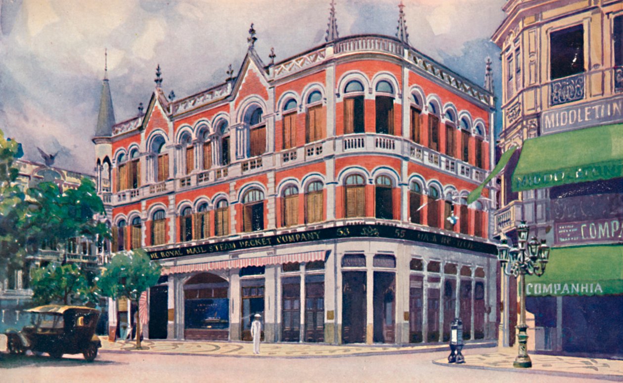 Kanceláře společnosti Royal Mail Steam Packet Company, Avenida Rio Branco., 1914 od Unbekannt