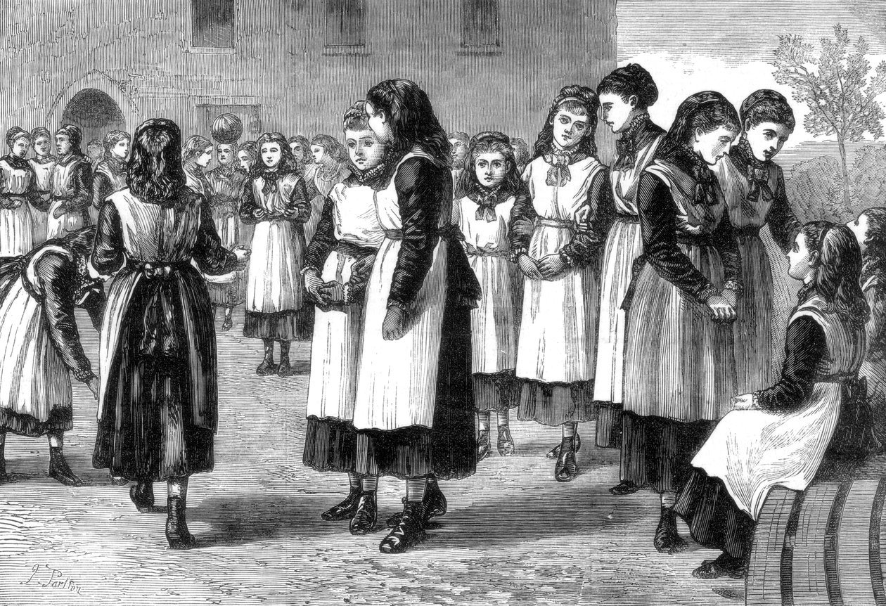 Královská zednářská škola pro dívky, St Johns Hill, Battersea Rise, Londýn, 1875 od Unbekannt