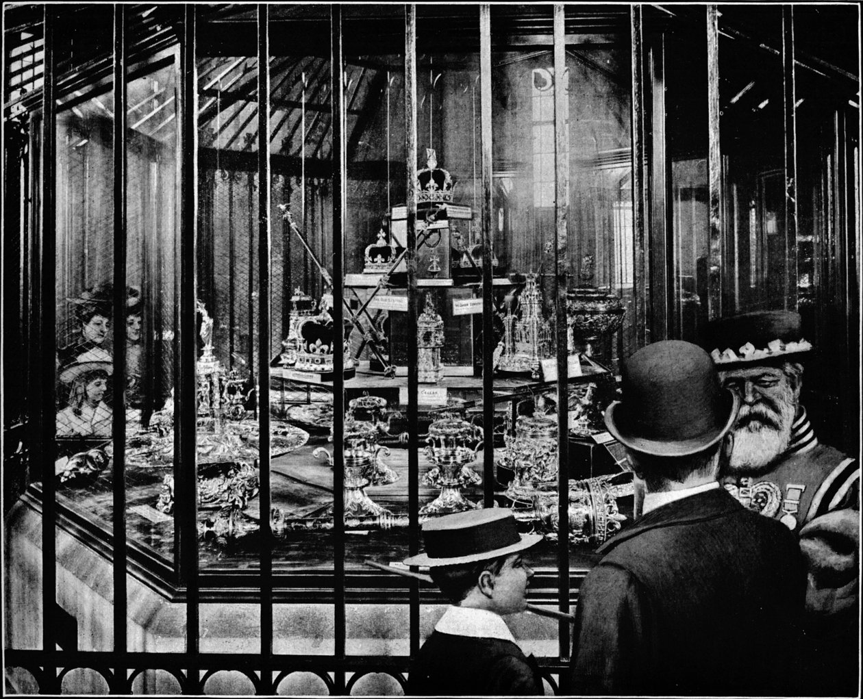 The Royal Regalia, Tower of London, c1903 1903 od Unbekannt