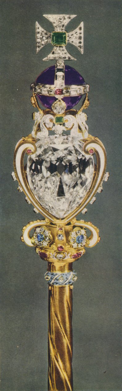 Královské žezlo s křížem, 1937. od Unbekannt