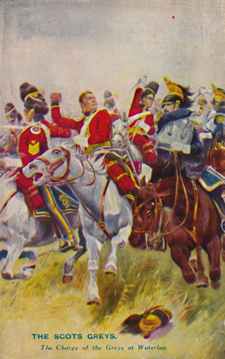 Royal Scots Greys. The Charge of the Greys u Waterloo, 1815, 1939 od Unbekannt