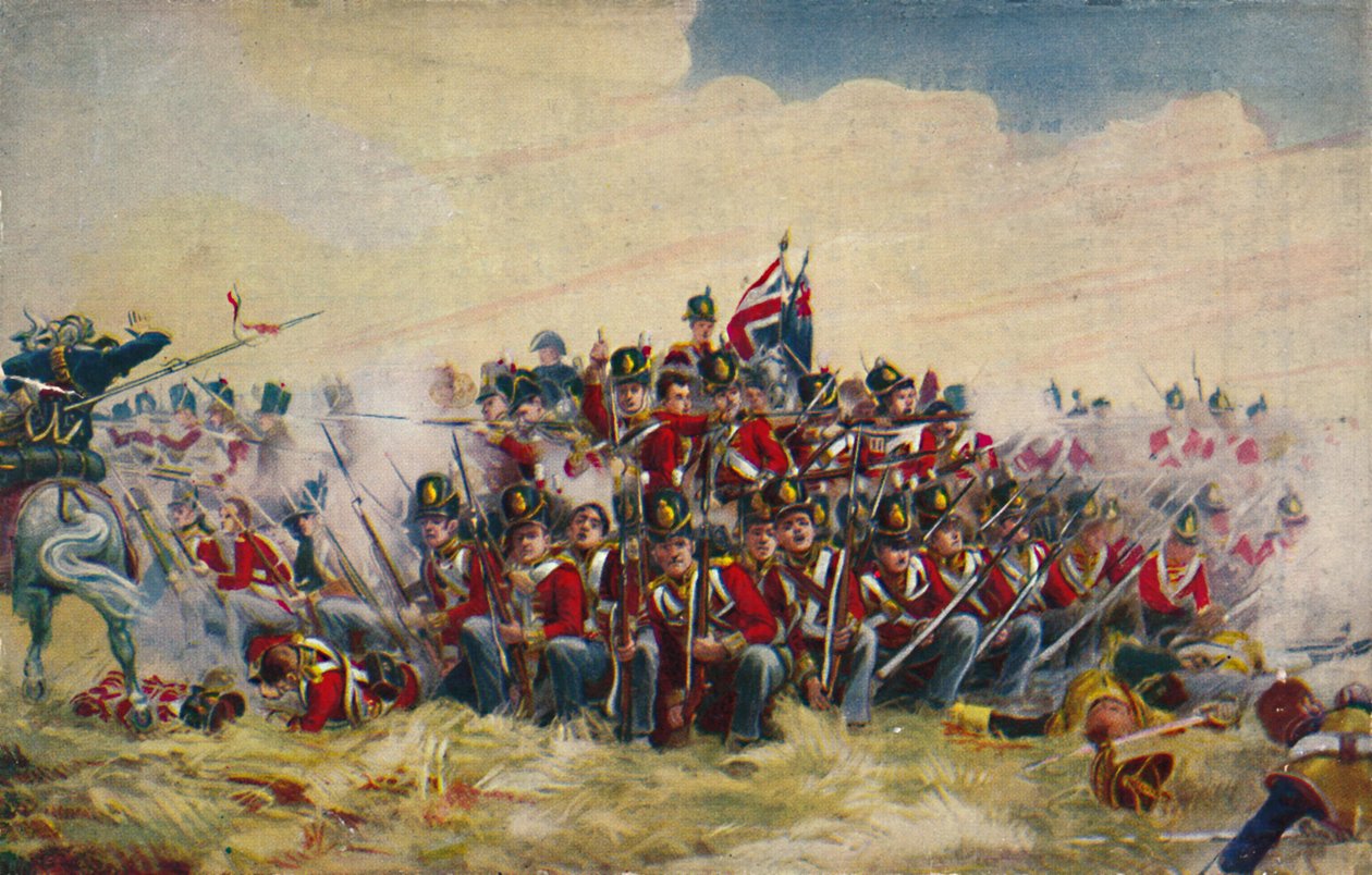 Královští Skoti. Náměstí v Quatre Bras, 1815, 1939 od Unbekannt