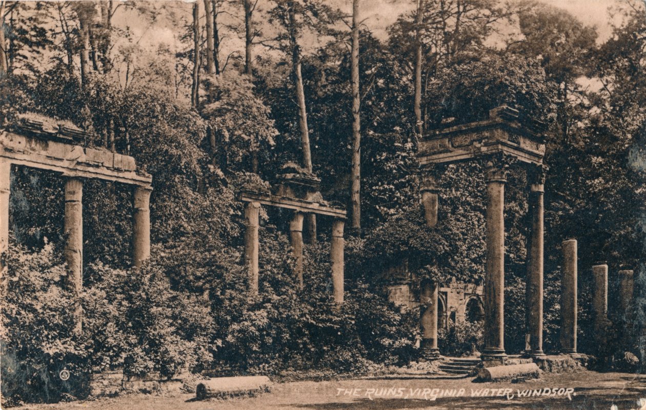 The Ruins, Virginia Water, Windsor, c1917 od Unbekannt