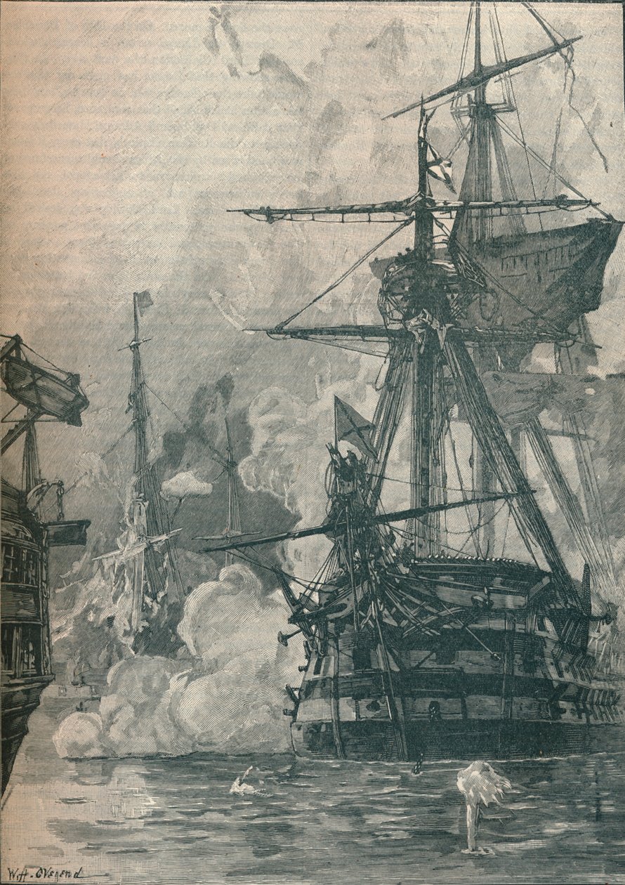 Ruský útok na Sinop, Turecko, 1853 1906 od Unbekannt