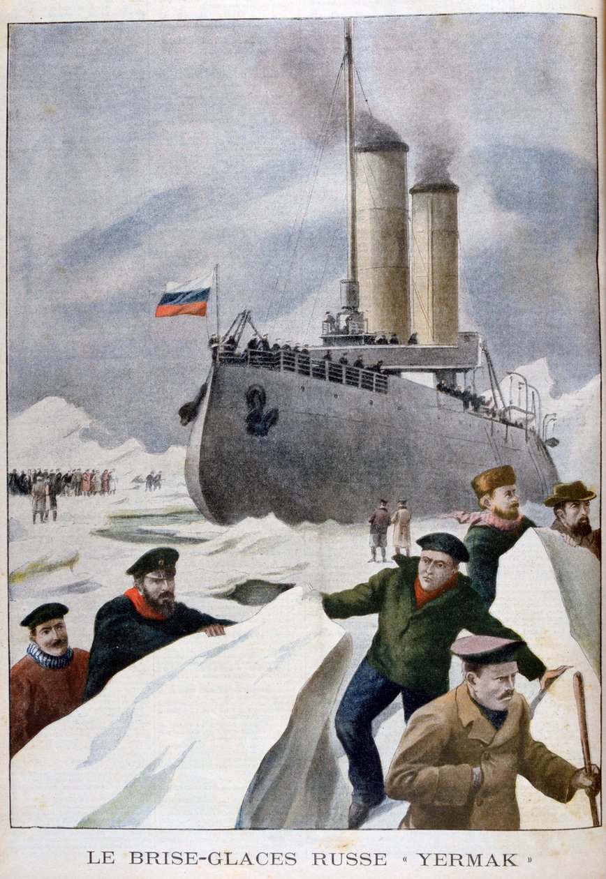 Ruský ledoborec Yermak, 1902 od Unbekannt
