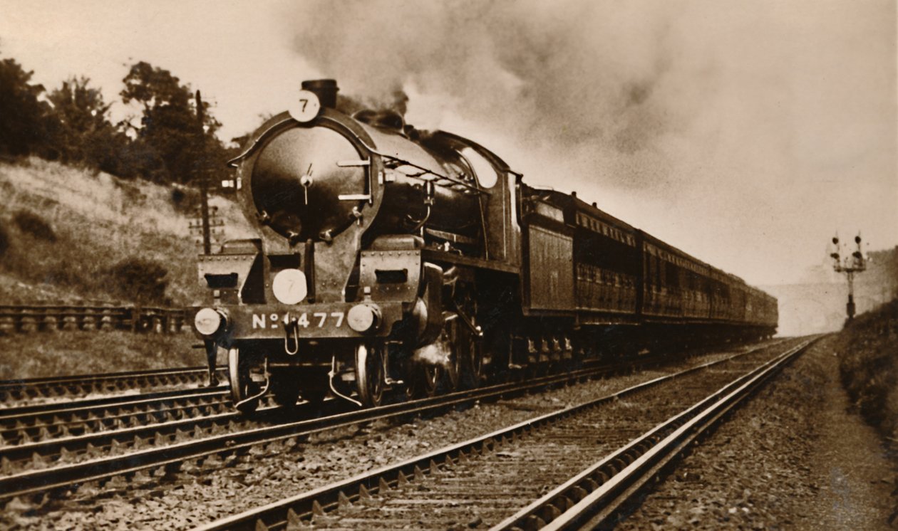 S.R. West of England Express Passing Earlsfield, počátek 20. století. od Unbekannt