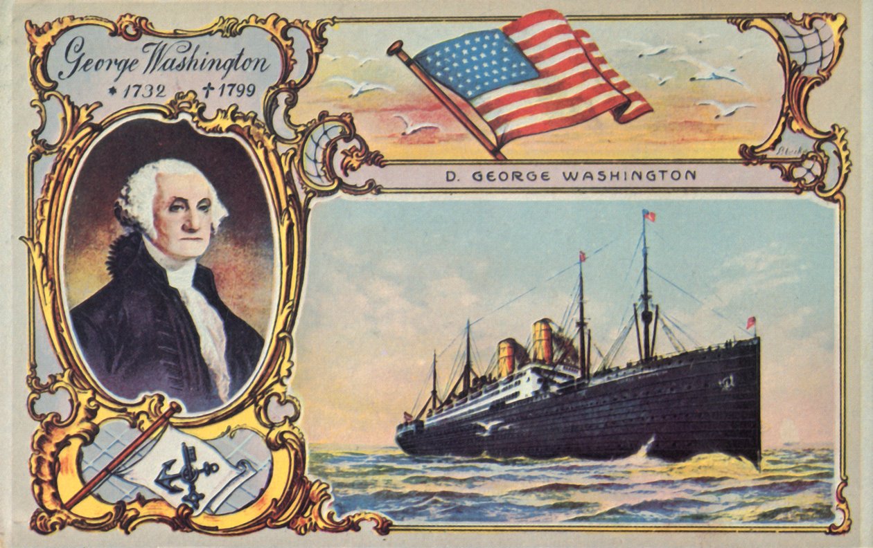 SS George Washington, c1910. od Unbekannt