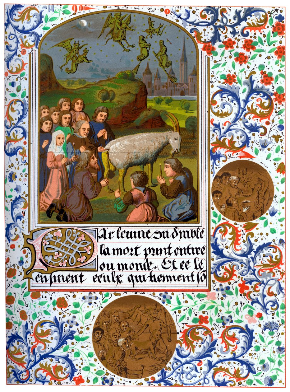 Sabat ve Vaudois, Francie, 13. století 1849 od Unbekannt