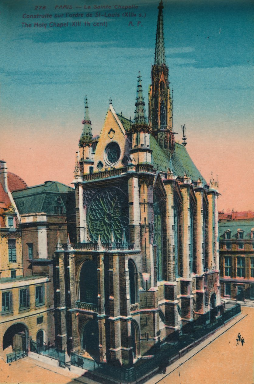 Svatá kaple Sainte-Chapelle, Paříž, c1920 od Unbekannt