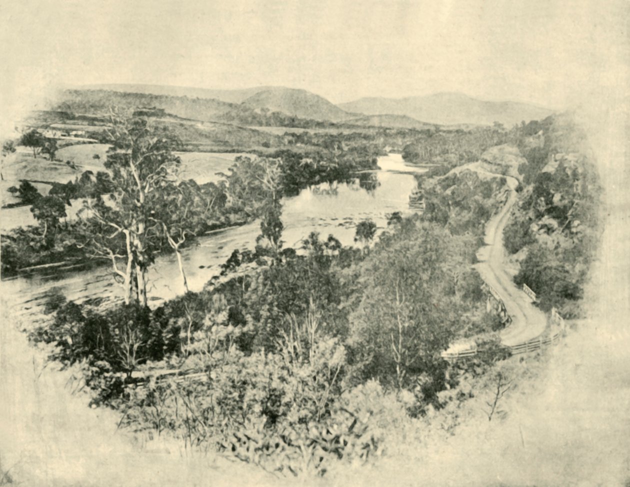 The Salmon Ponds Road, 1901. od Unbekannt
