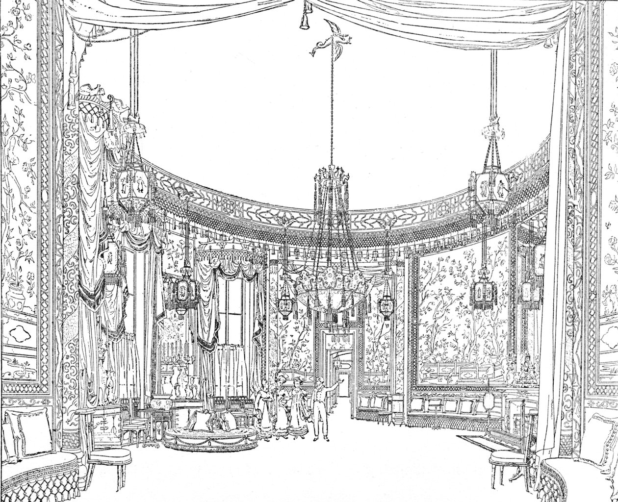 Saloon, asi 1820. Z Nashsových ilustrací, 1939 od Unbekannt