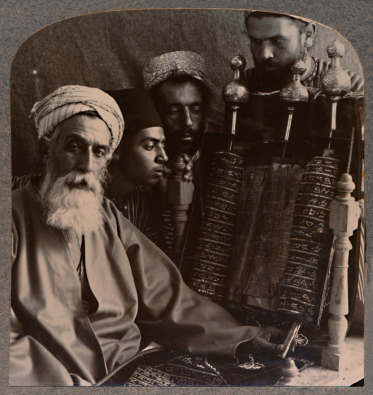 Samaritánský velekněz jako pedagog, c1900 od Unbekannt