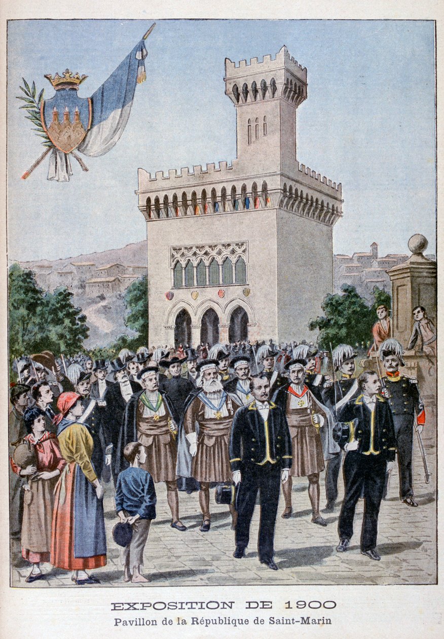 Pavilon San Marino na Světové výstavě v roce 1900, Paříž, 1900 od Unbekannt