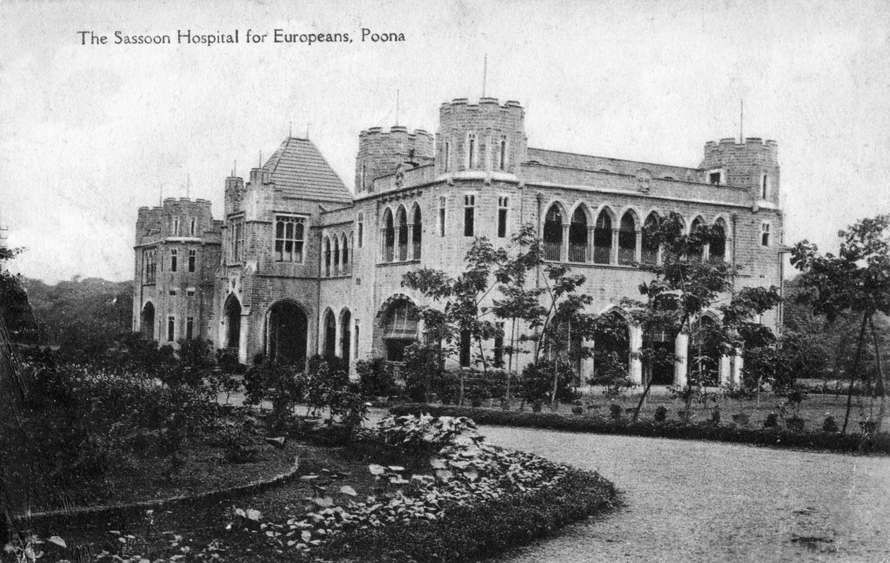 Nemocnice Sassoon pro Evropany, Pune Poona, Indie, počátek 20. století od Unbekannt
