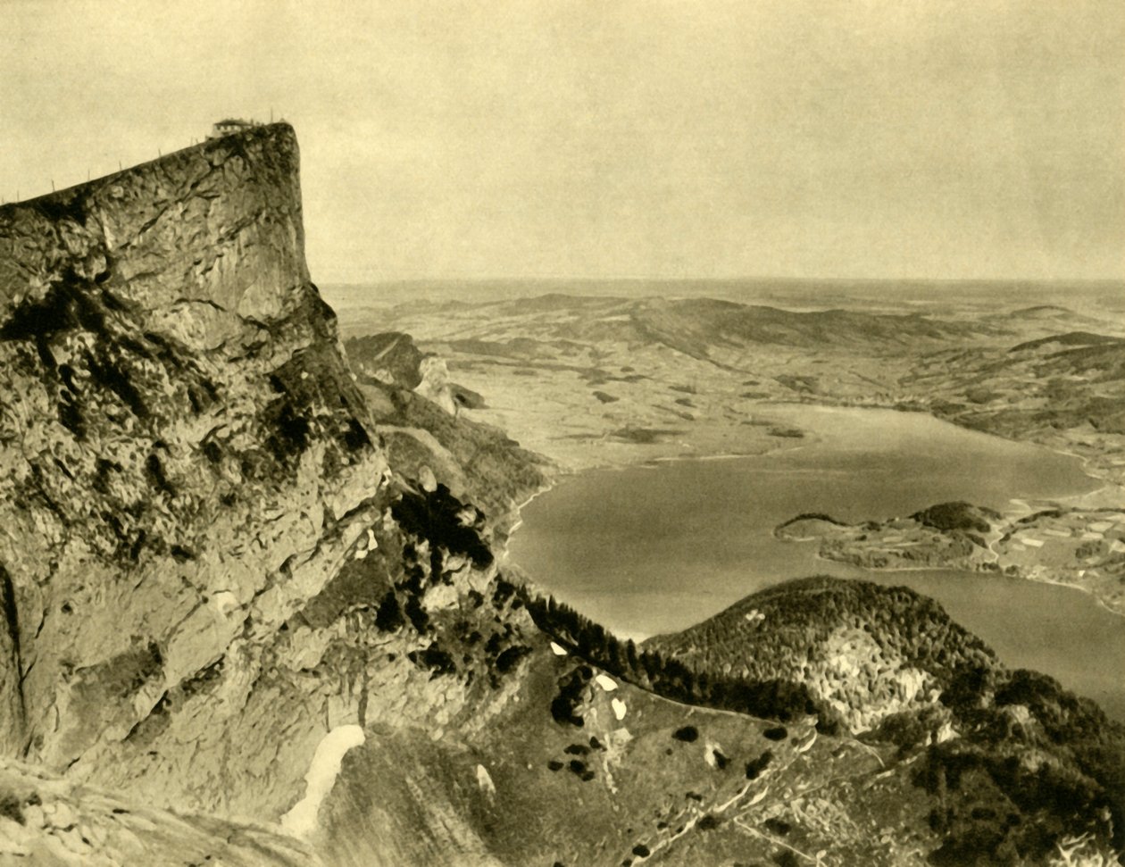 Schafberg a Mondsee, Horní Rakousko, c1935. od Unbekannt