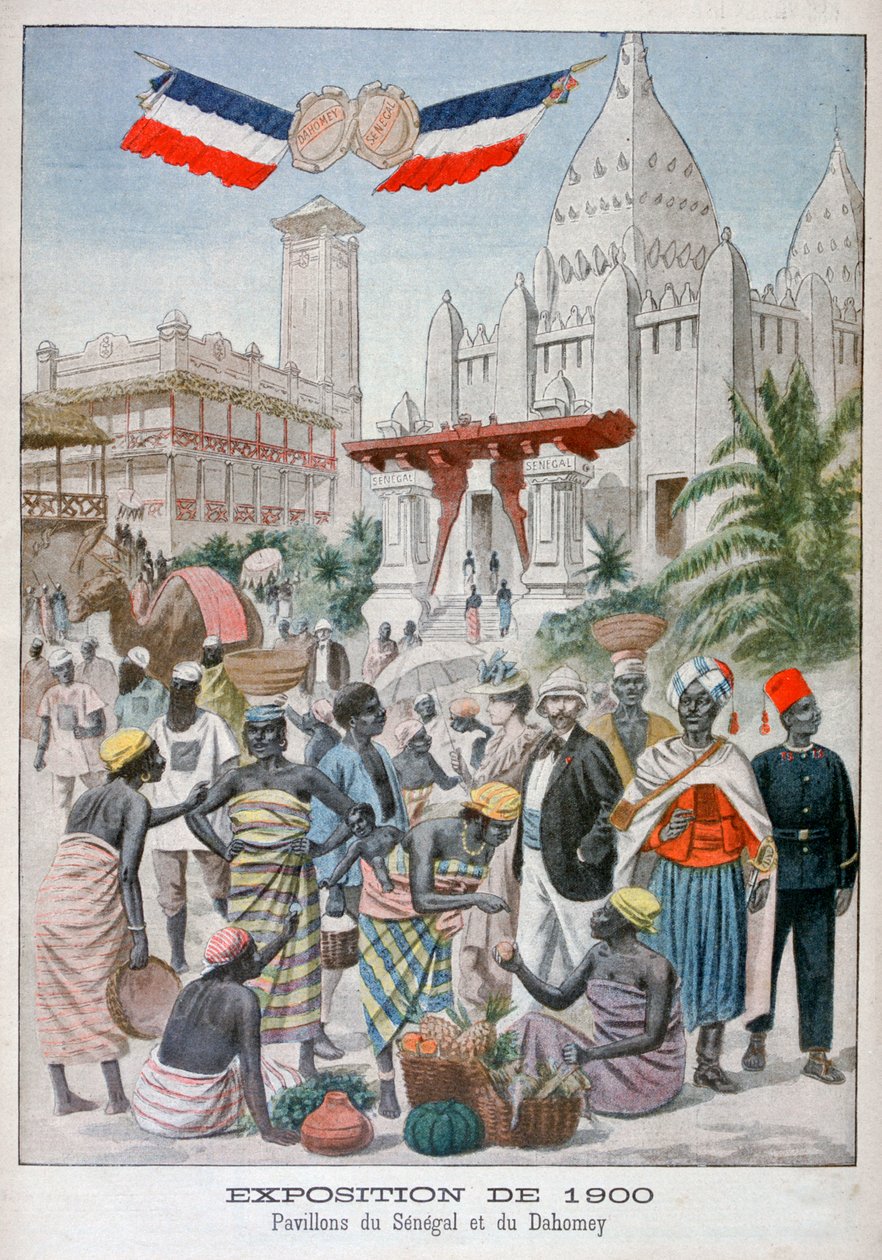 Pavilon Sengalise na Světové výstavě v roce 1900, Paříž, 1900 od Unbekannt
