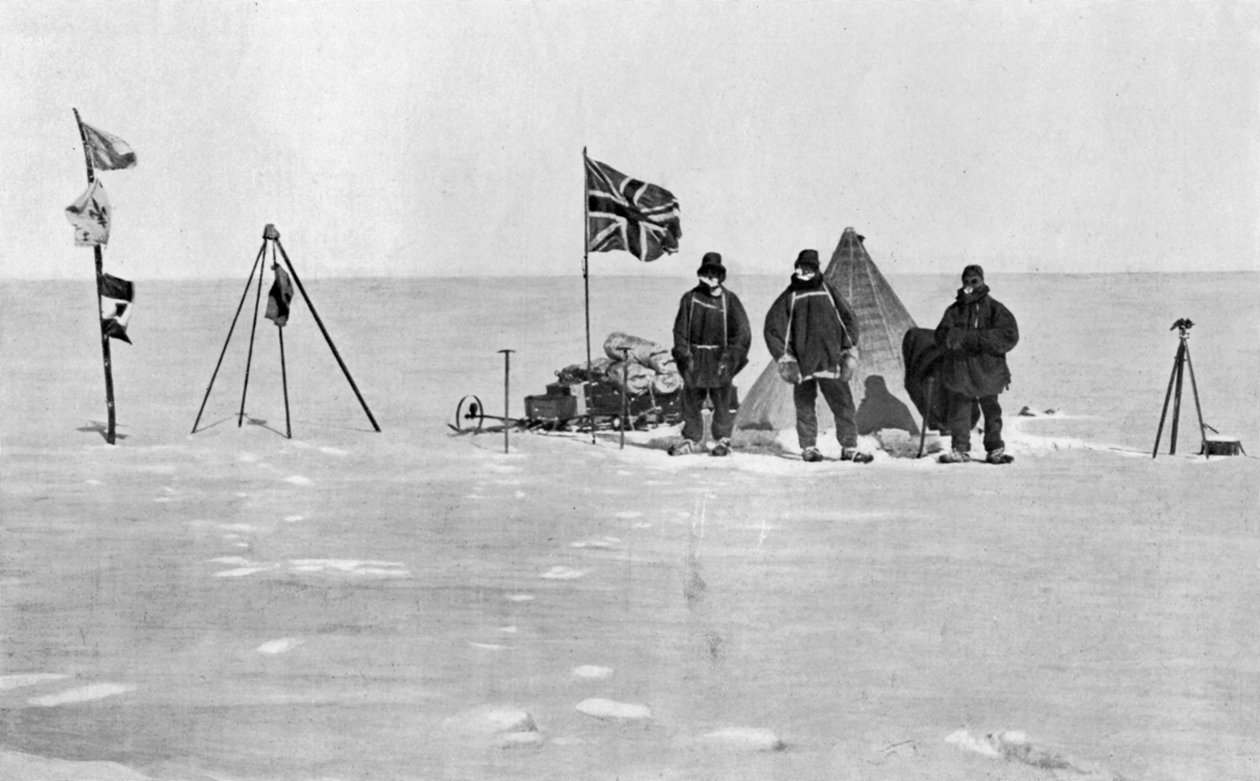 Tábor Shackleton, Antarktida, Štědrý den, 1908 od Unbekannt