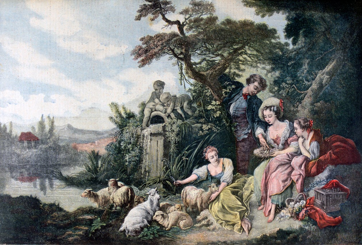 The Shepherds Gift, or The Nest, 1892 od Unbekannt