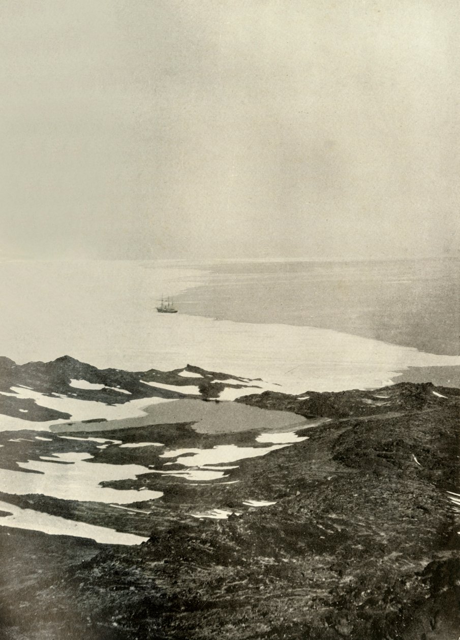 Loď z Pram Point, těsně před odjezdem na sever, c1908, 1909 od Unbekannt