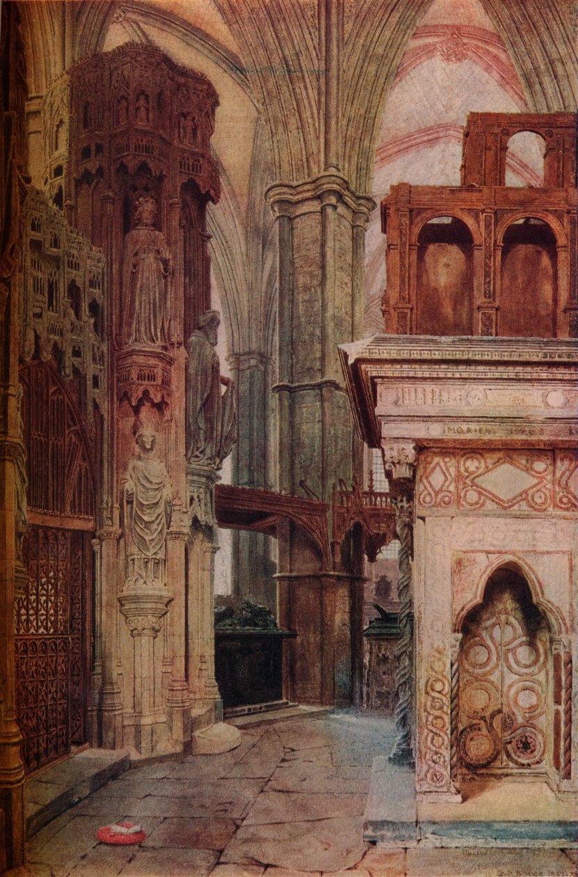 Svatyně a kaple Edwarda Vyznavače, 1853, 1937 od Unbekannt