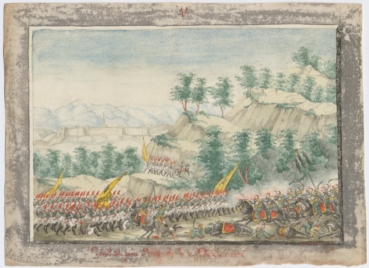 Obléhání pevnosti Shumen v roce 1828, 1829 od Unbekannt