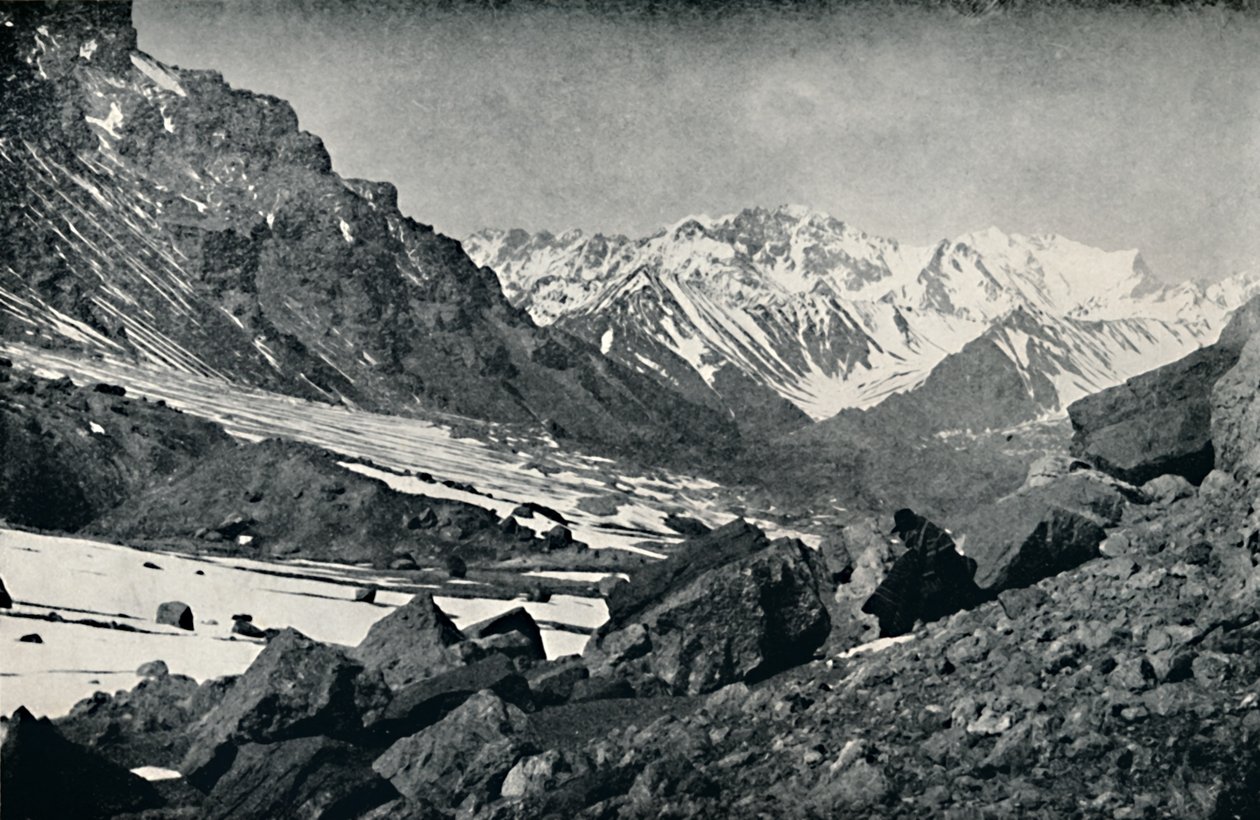 Jižní sráz Aconcaguy, 1911 od Unbekannt
