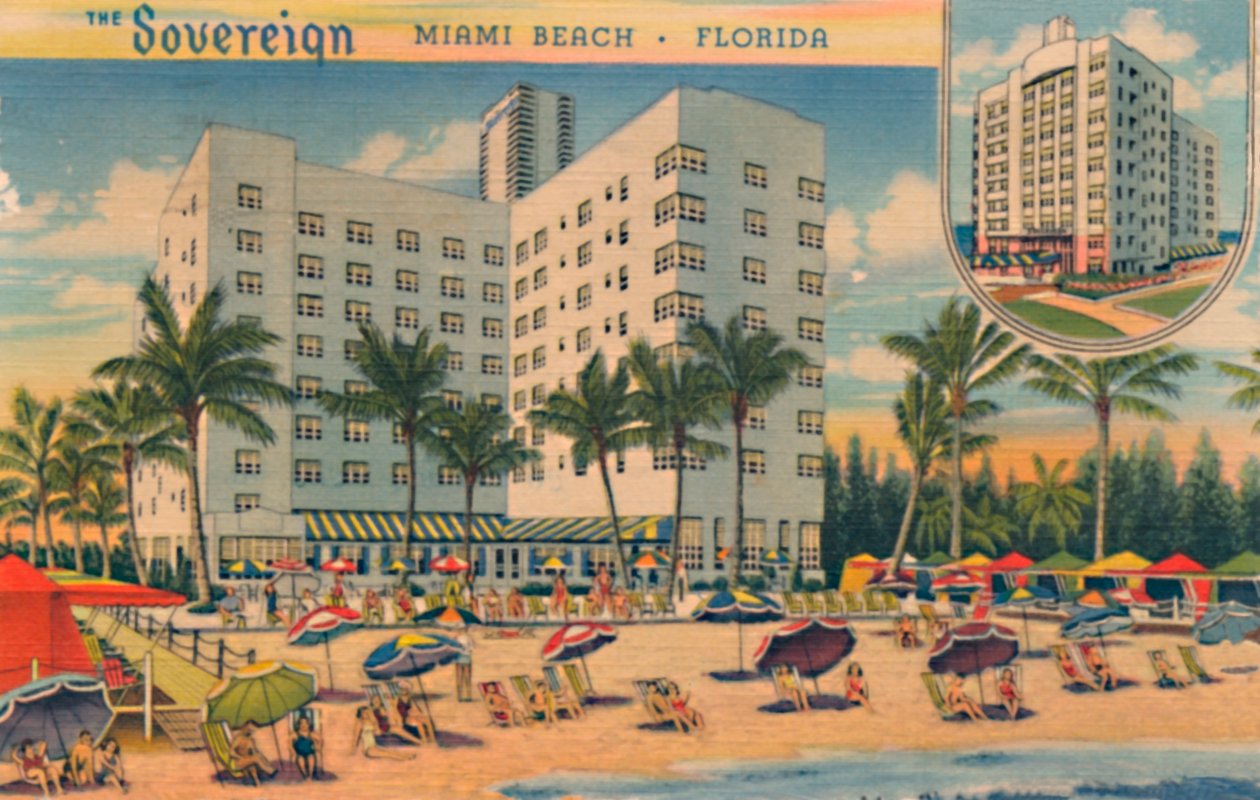 Panovník. Miami Beach, Florida, 1940 od Unbekannt