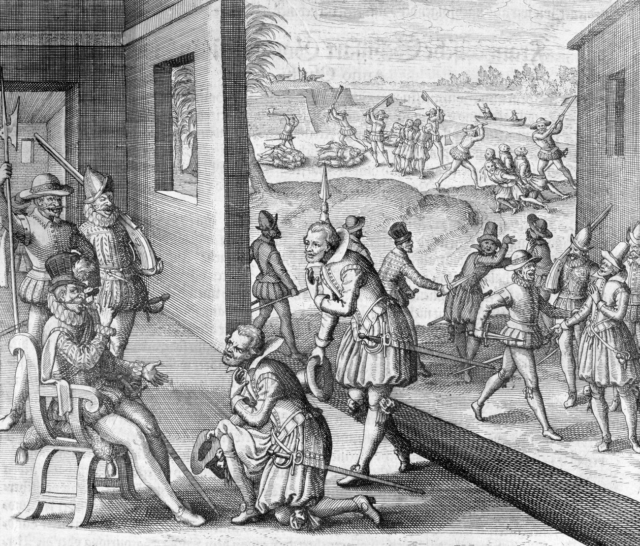 Španělé dobyli Fort Caroline, 1565 1631 od Unbekannt