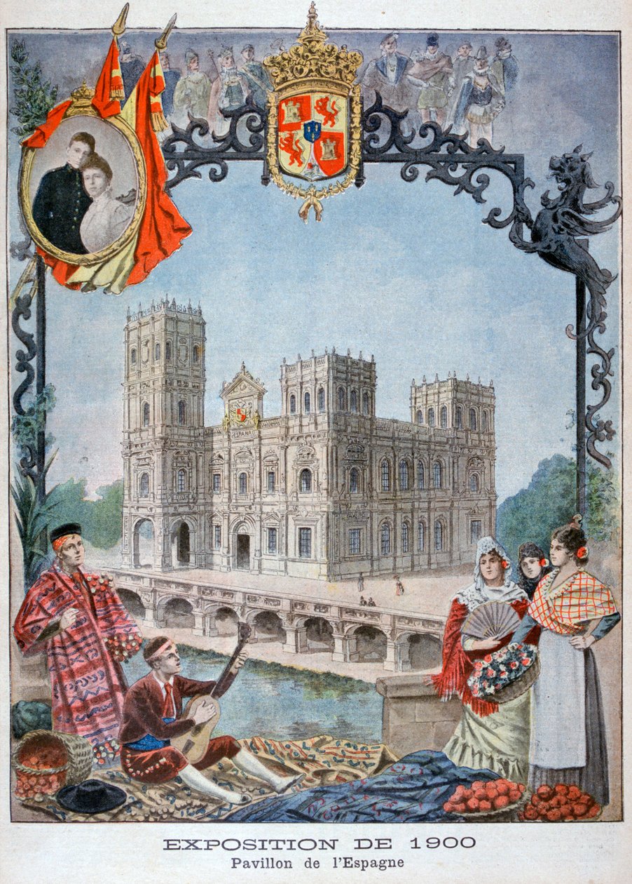 Španělský pavilon na Světové výstavě v roce 1900, Paříž, 1900 od Unbekannt