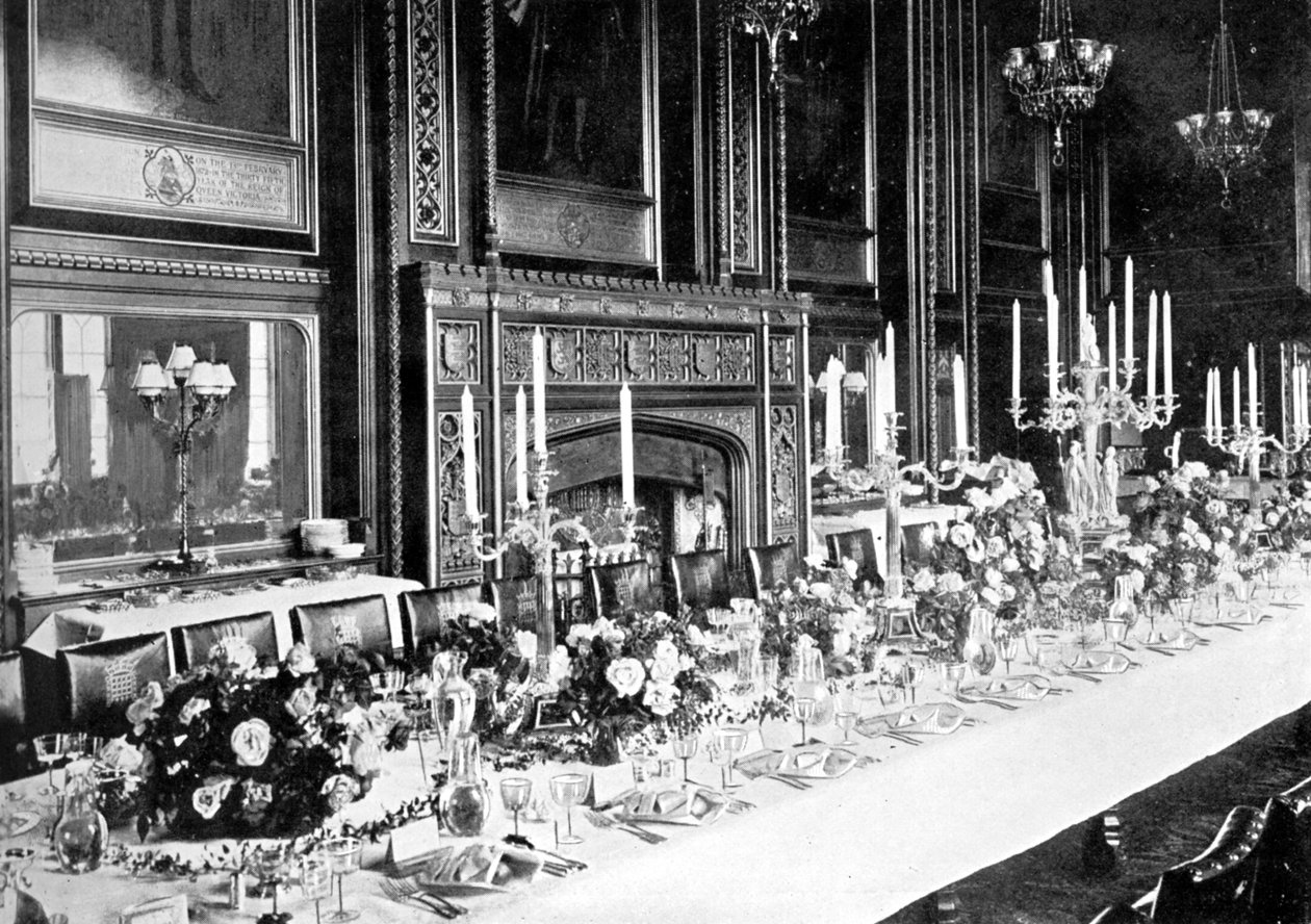 The Speakers State Jídelna, Dolní sněmovna, Westminster, Londýn, c1905 od Unbekannt