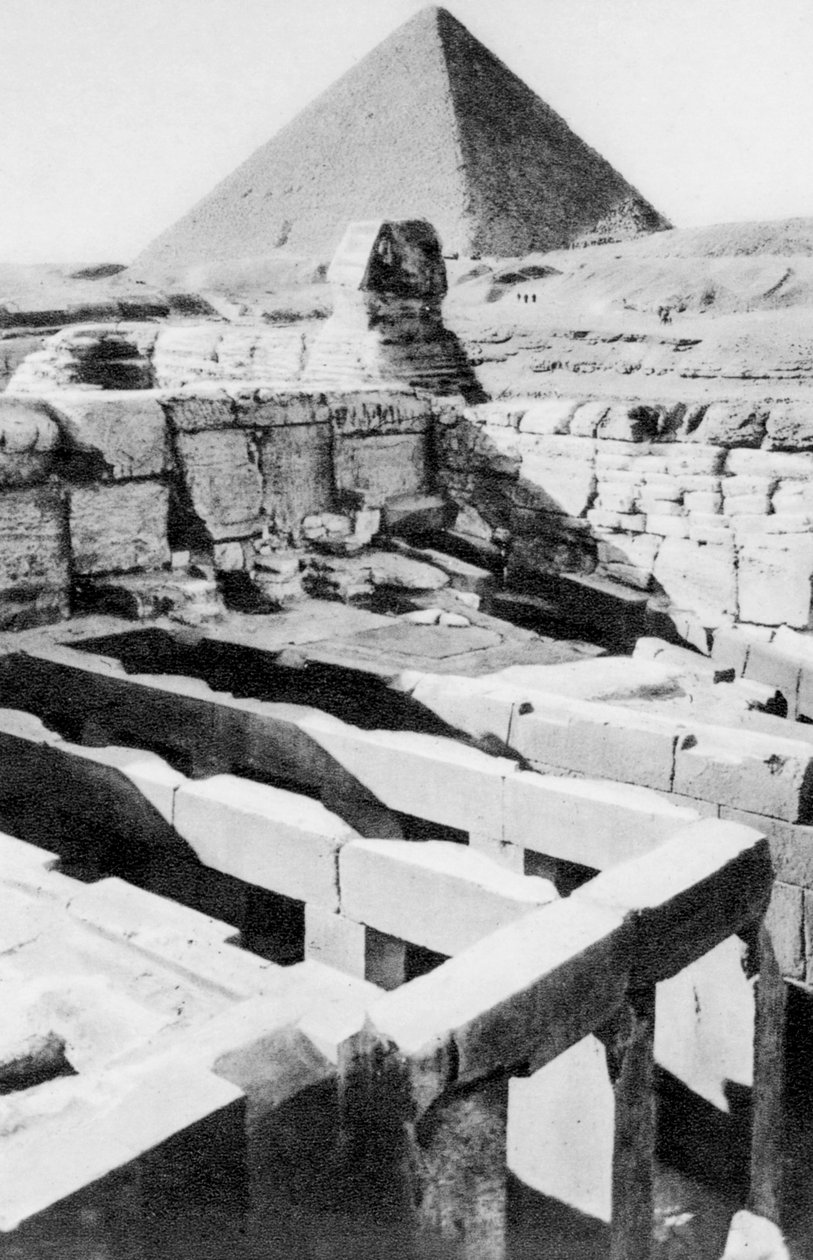 Chrám sfingy, Káhira, Egypt, c1920 od Unbekannt