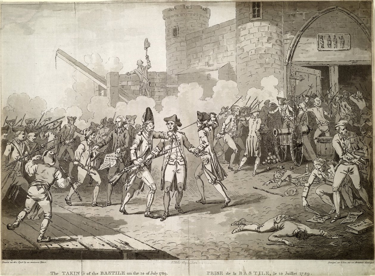 Útok na Bastille dne 14. července 1789, 1789 od Unbekannt