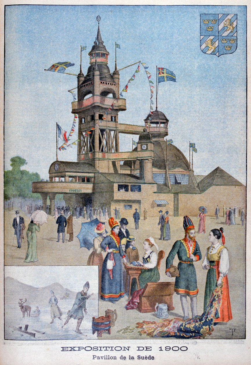 Švédský pavilon na Světové výstavě v roce 1900, Paříž, 1900 od Unbekannt