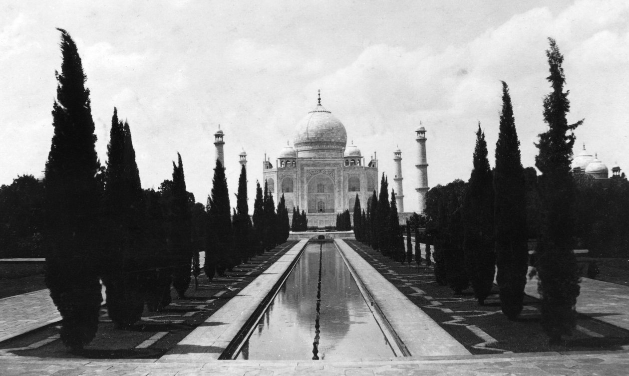 Taj Mahal, Agra, Indie, 1916-1917 od Unbekannt