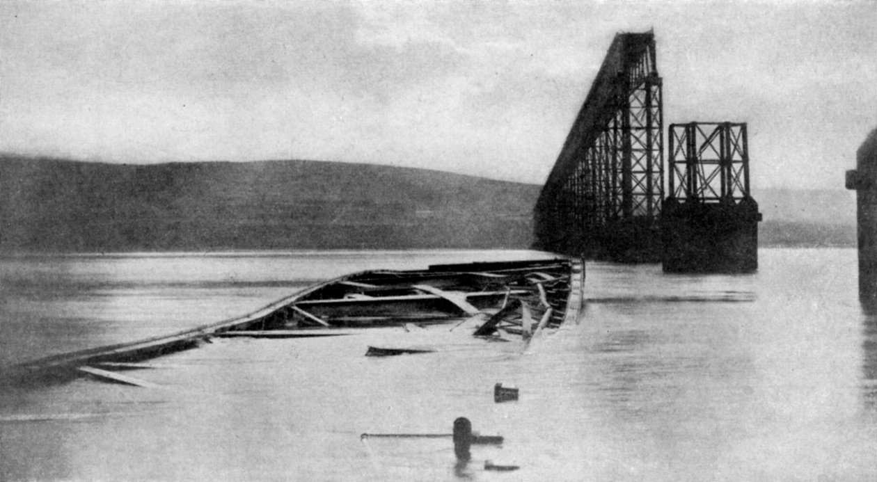 Katastrofa Tay Bridge, Skotsko, 28. prosince 1879 1951 od Unbekannt
