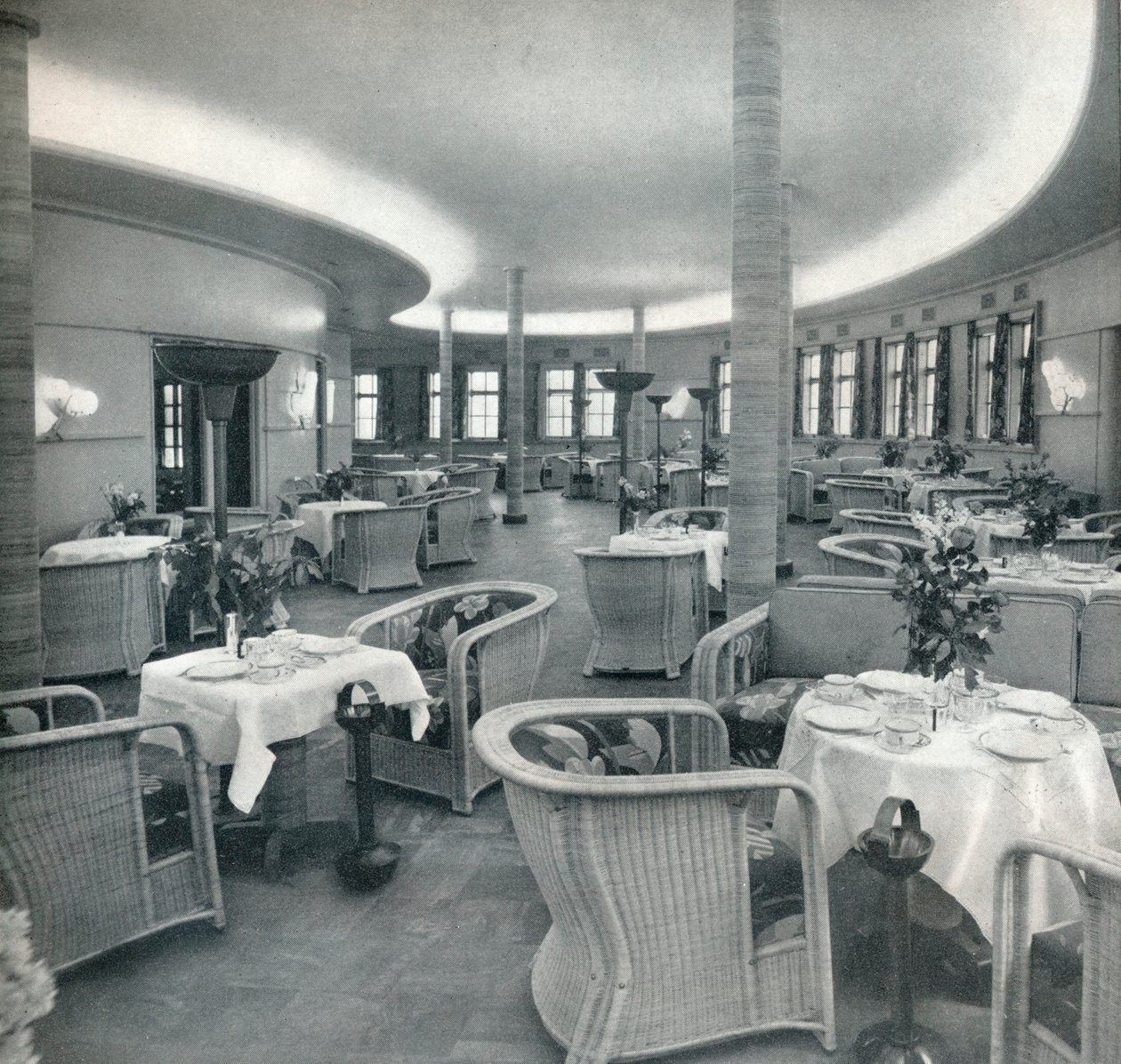 Čajový salonek Conte Di Savoia, 1933 od Unbekannt