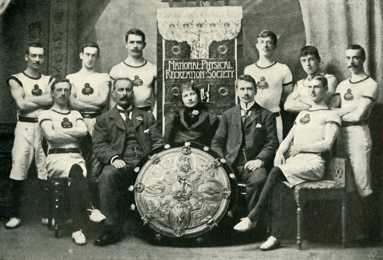 Tým aberdeenských gymnastů, vítězů N.P.R.S. Challenge Shield, 1902. od Unbekannt