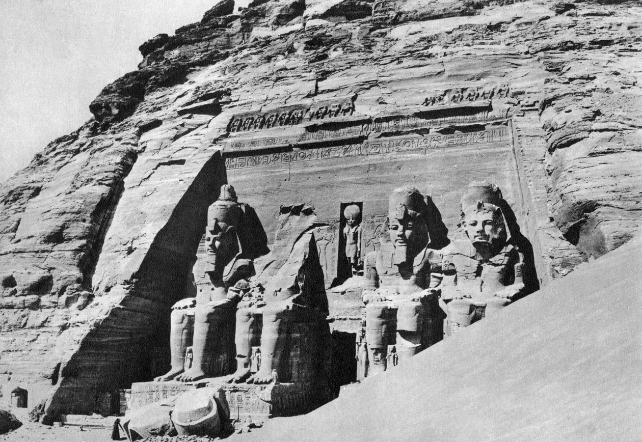 Chrám Abu Simbel, Egypt, 1936 od Unbekannt