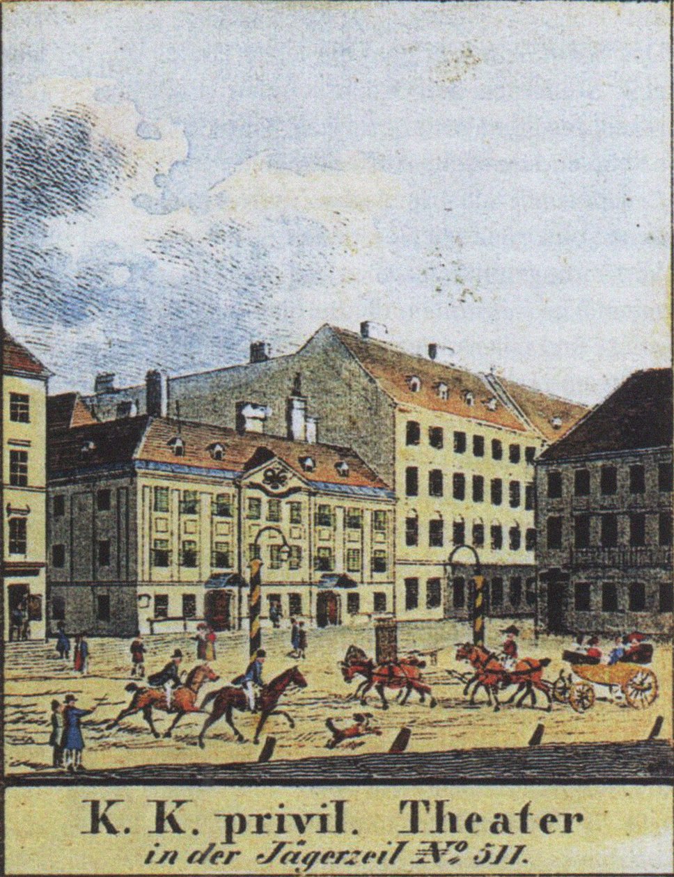 Theater an der Wien, Vídeň, počátek 19. století od Unbekannt
