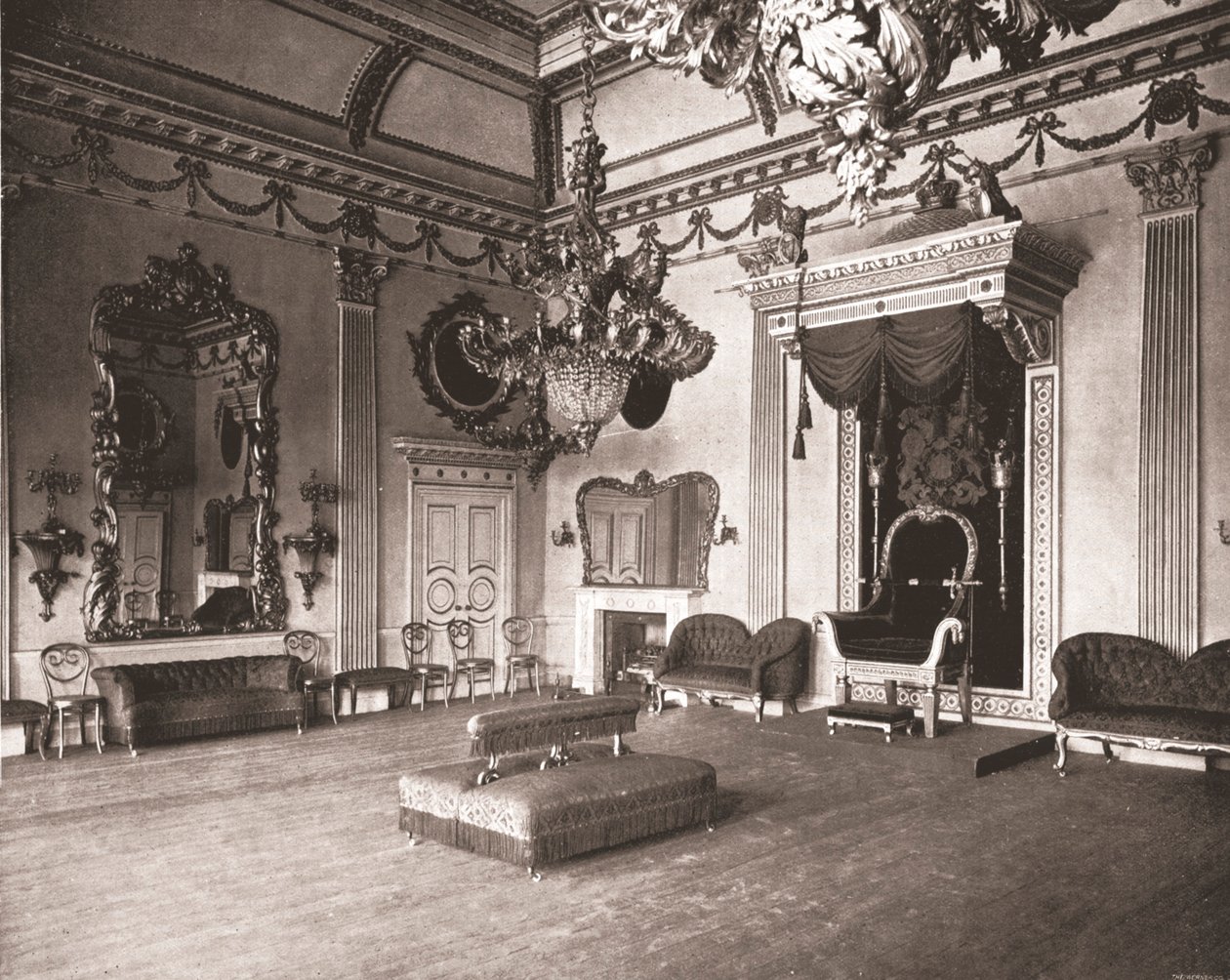 The Throne Room, Dublin Castle, Dublin, Ireland, 1894. od Unbekannt