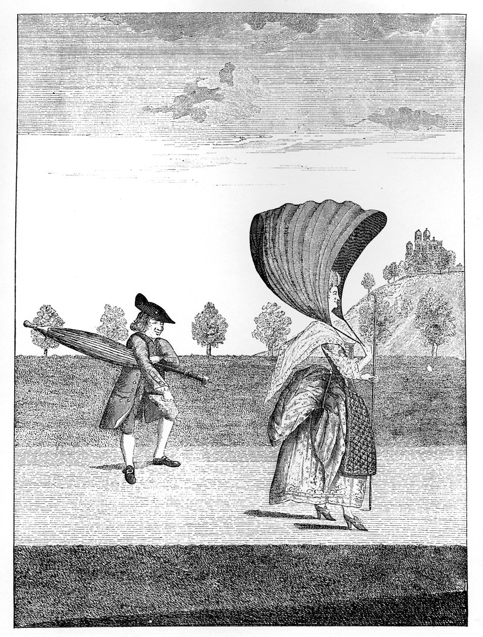 The Ton at Greenwich: A la festoon dans le park v Greenwichi 1777 od Unbekannt