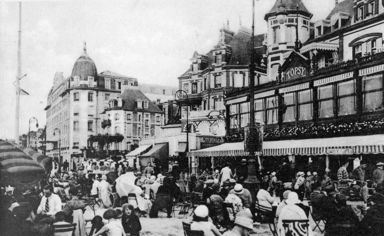 The Topsy Bar, Trouville, Francie, 20. léta 20. století od Unbekannt