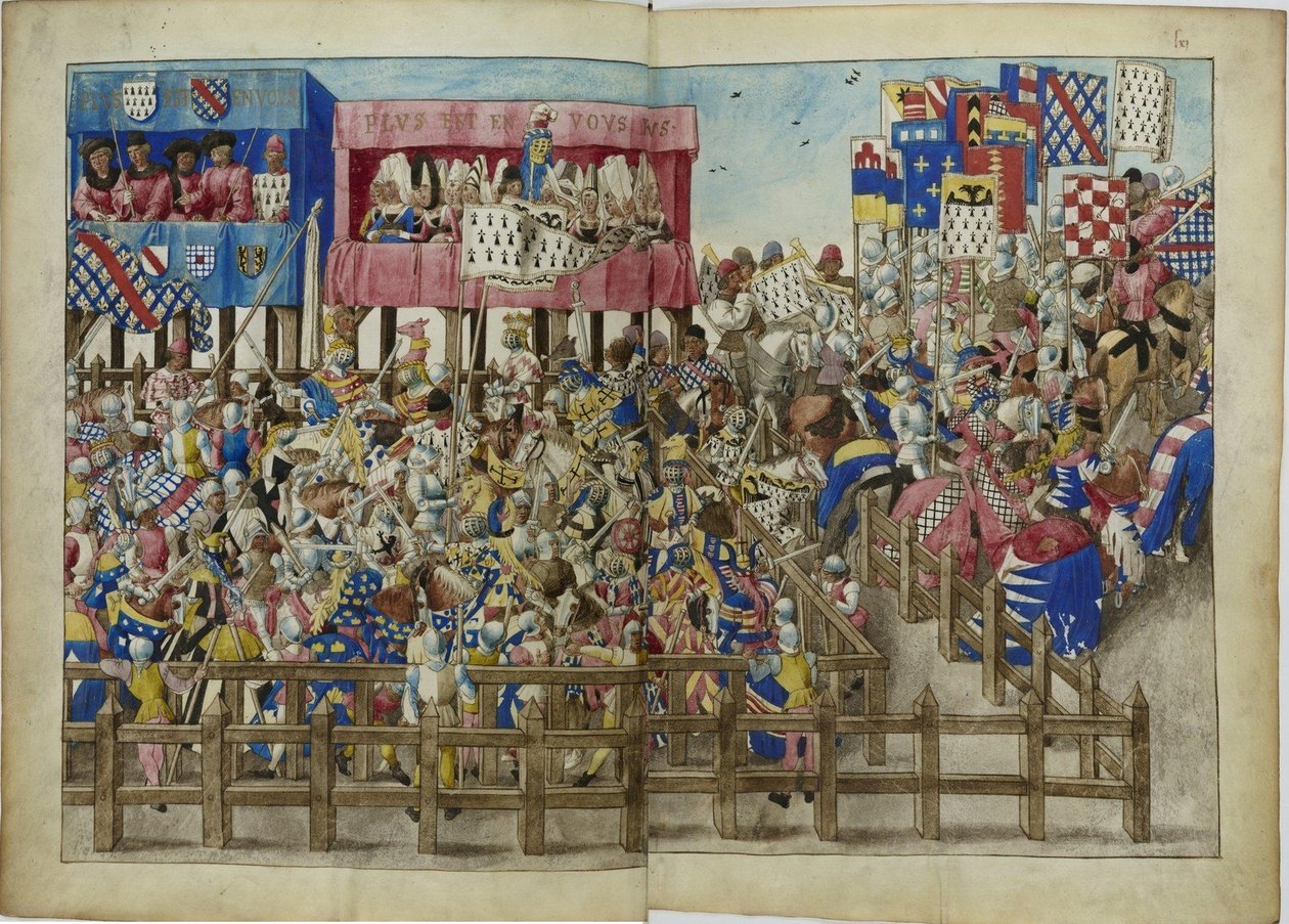 Turnajová kniha René dAnjou, cca 1447 od Unbekannt