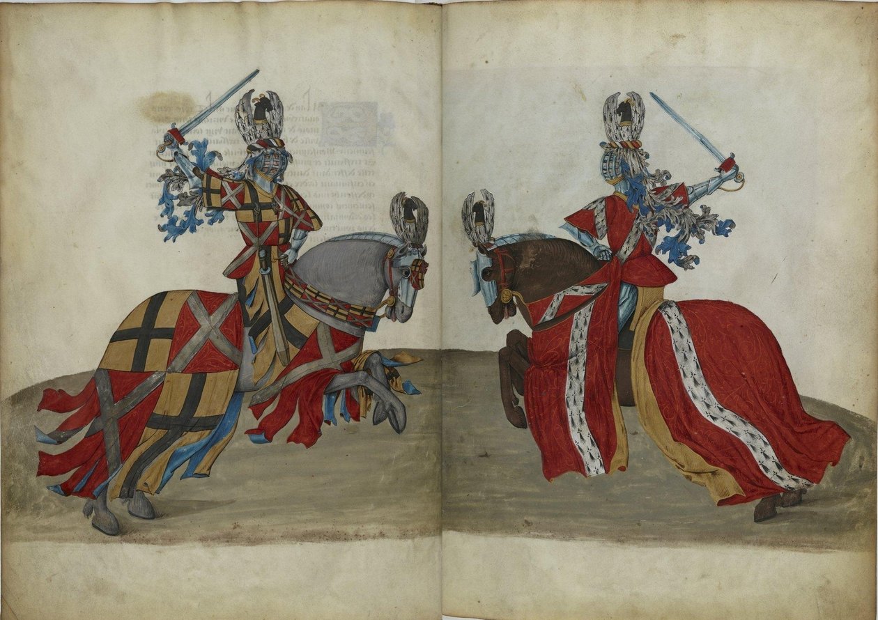 Turnajová kniha René dAnjou, cca 1447 od Unbekannt
