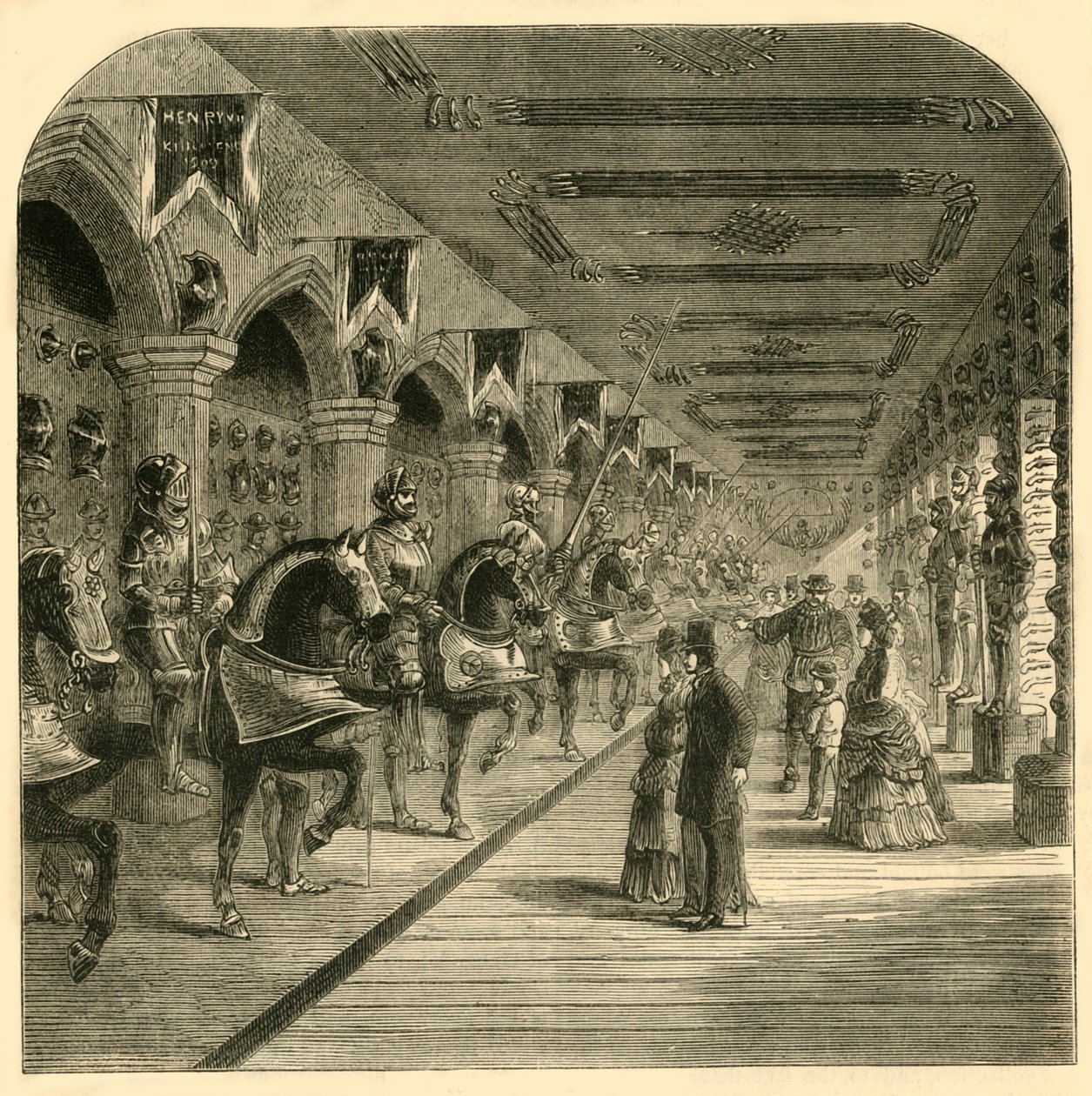 The Tower Horse Armoury, c1872. od Unbekannt