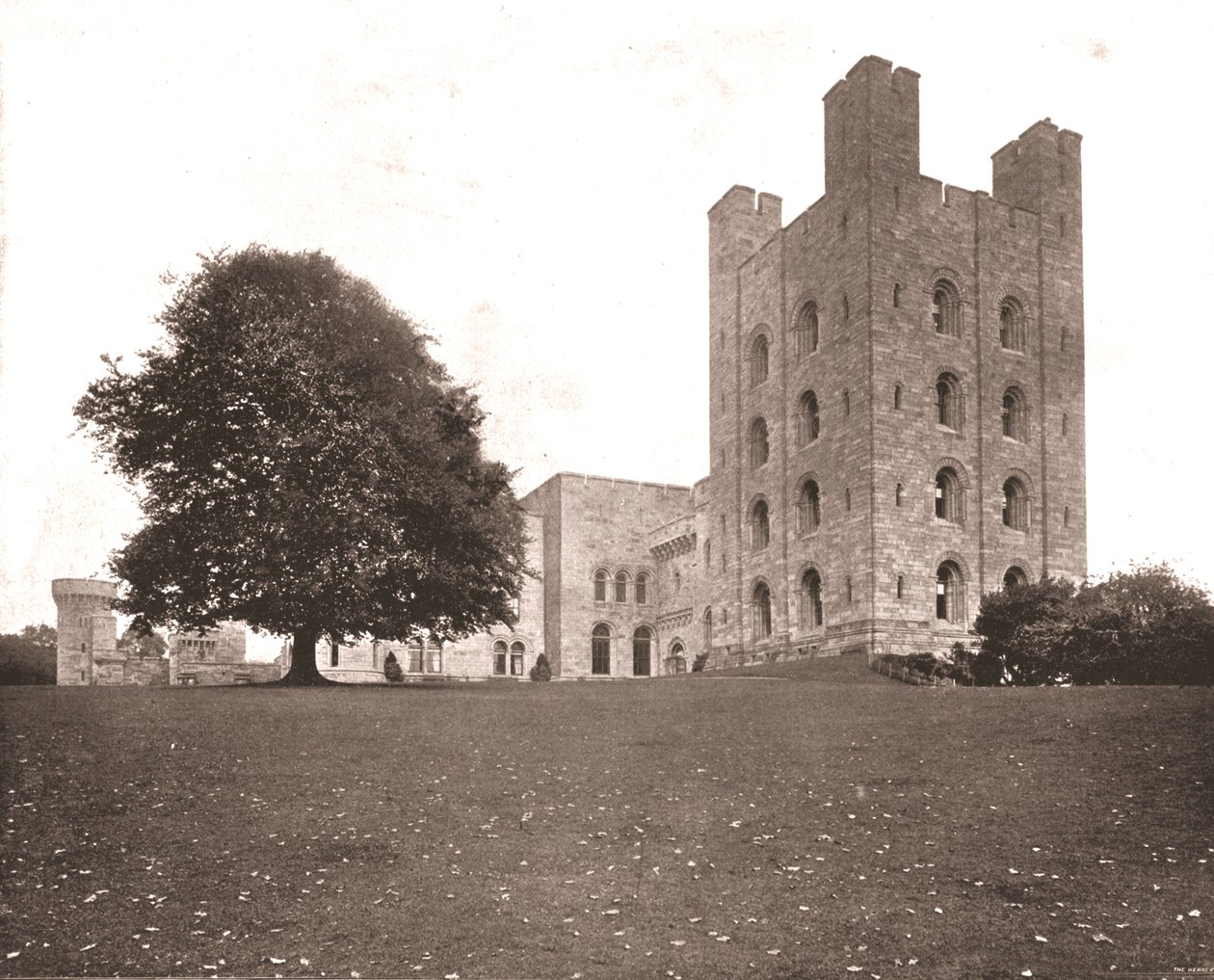 Věž v Penrhynu, Caernarvonshire, Wales, 1894. od Unbekannt