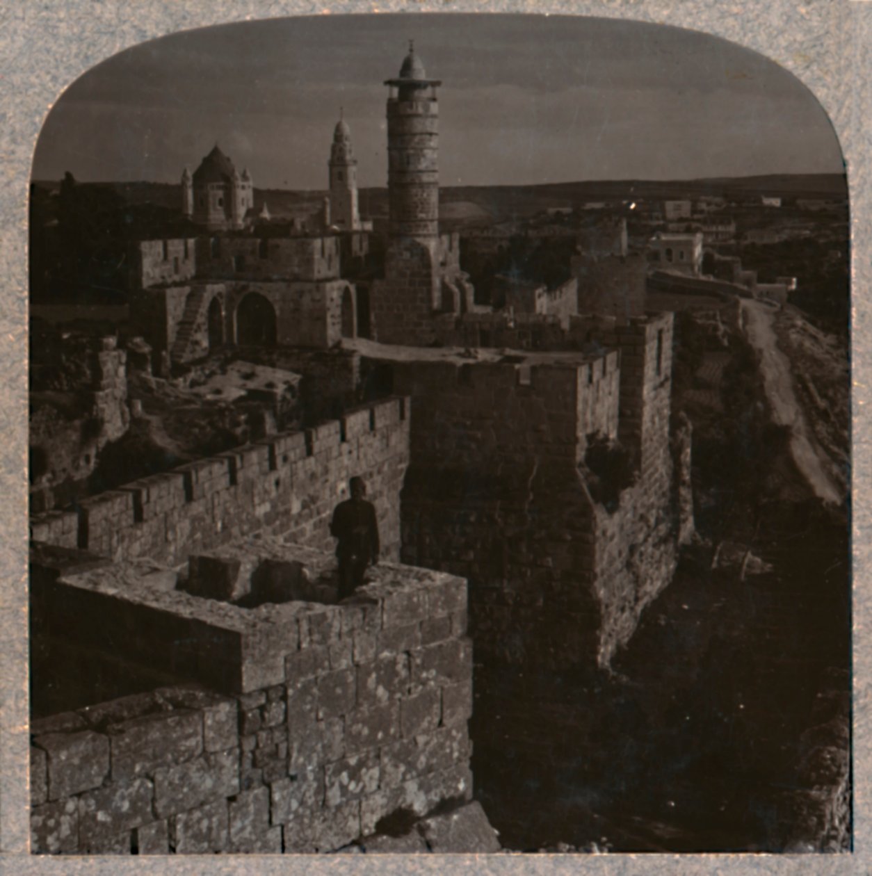 Davidova věž. Nejstarší část Citadely, c1900 od Unbekannt